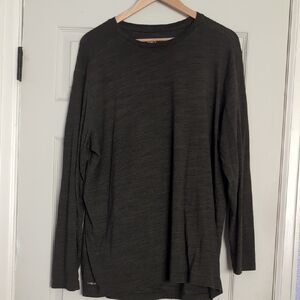 Athletic Works Dark Gray Long Sleeve Tee